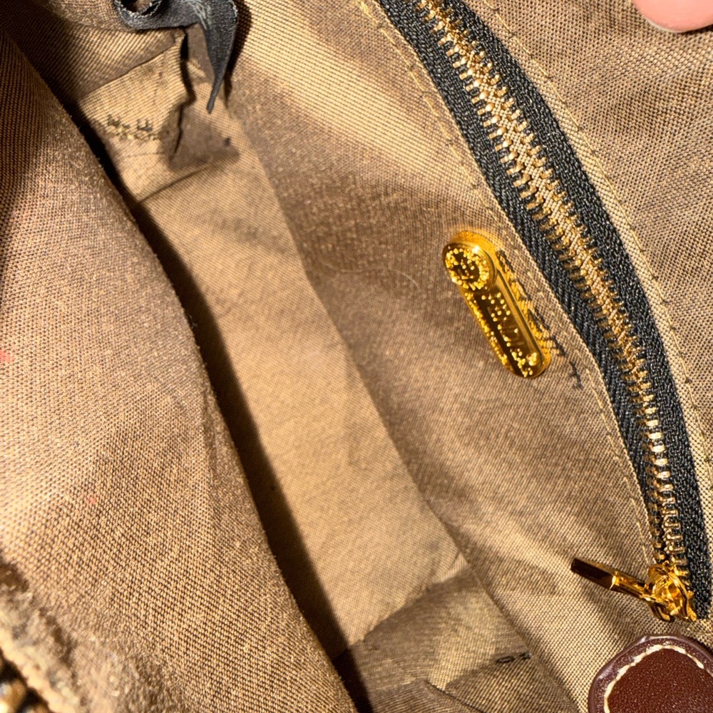 Fendi Crossbody Bag in Brown with Gold Accents - Picture 7 of 9